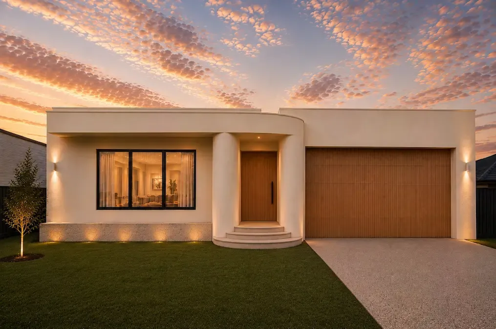 Custom home render by Supa Draft